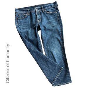 CITIZENS OF HUMANITY | NWOT KELLY CROPPED LOW RISE STRETCH JEANS #603 | SIZE 29